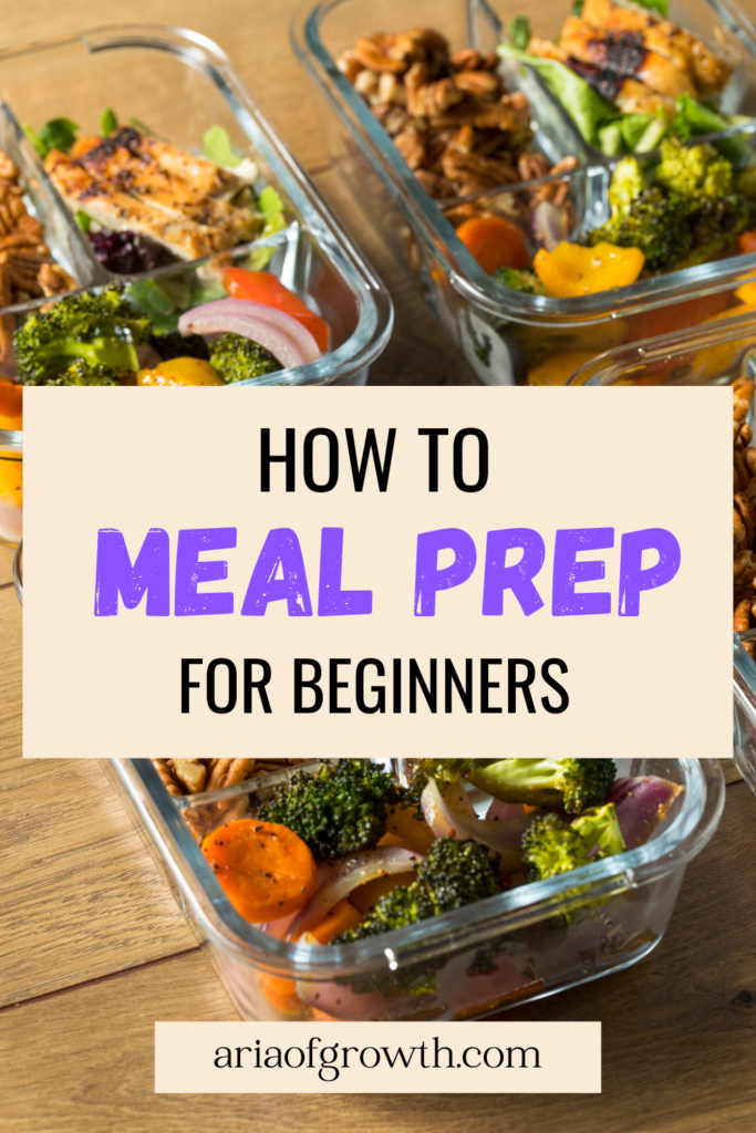 Learn how batch meal prep: https://ariaofgrowth.com/learn-how-to-batch-meal-prep/