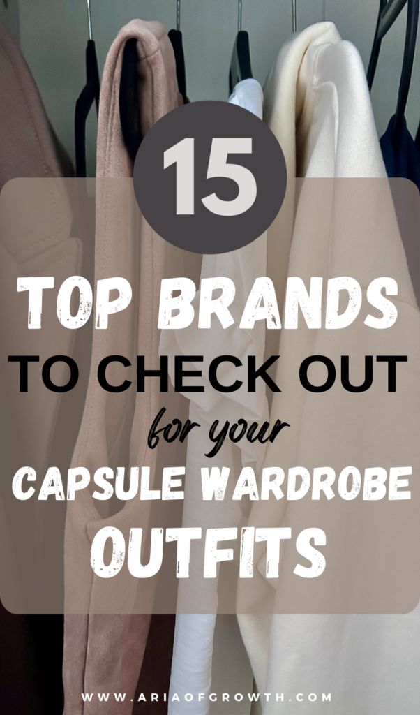 capsule wardrobe brands